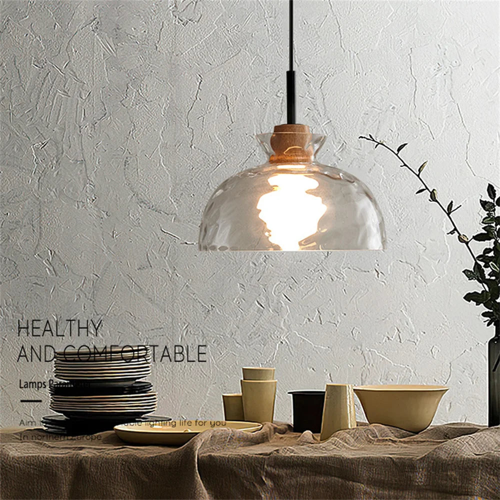 suspension en verre moderne pour décoration intérieure élégante - vue 5 sur 9