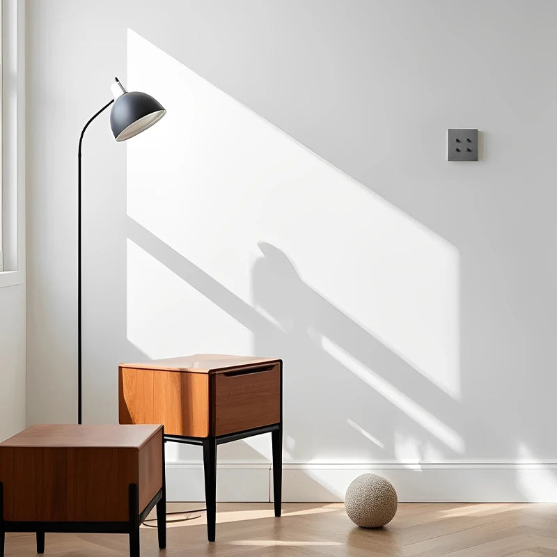 Interrupteur simple 1 voie intermédiaire switch en acier gris foncé brossé