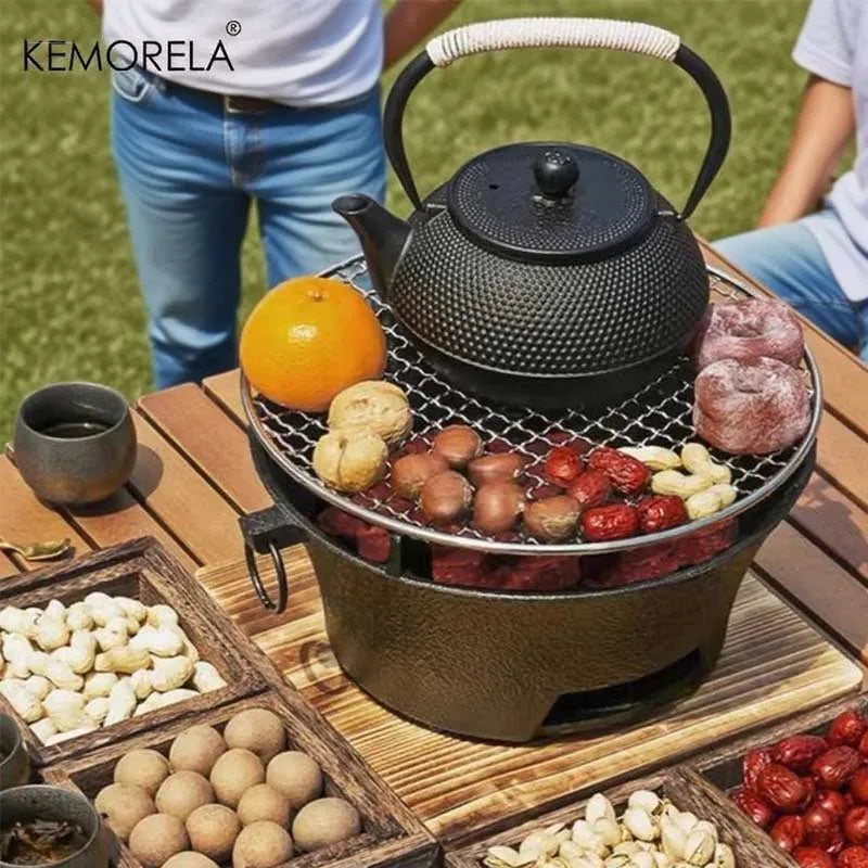 Théière japonaise en fonte avec infuseur inox intégré - vue 2 sur 9
