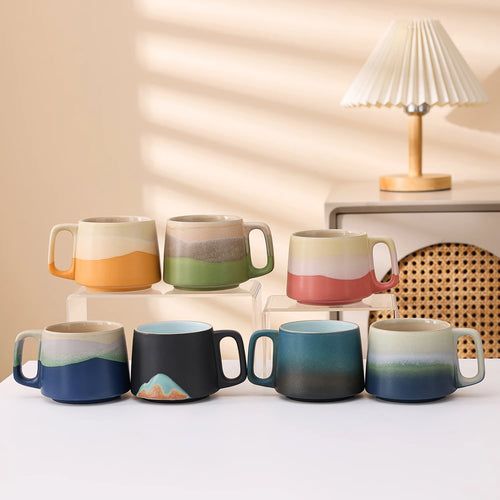 Mug ceramique porcelaine artisanal design elegant maison bureau
