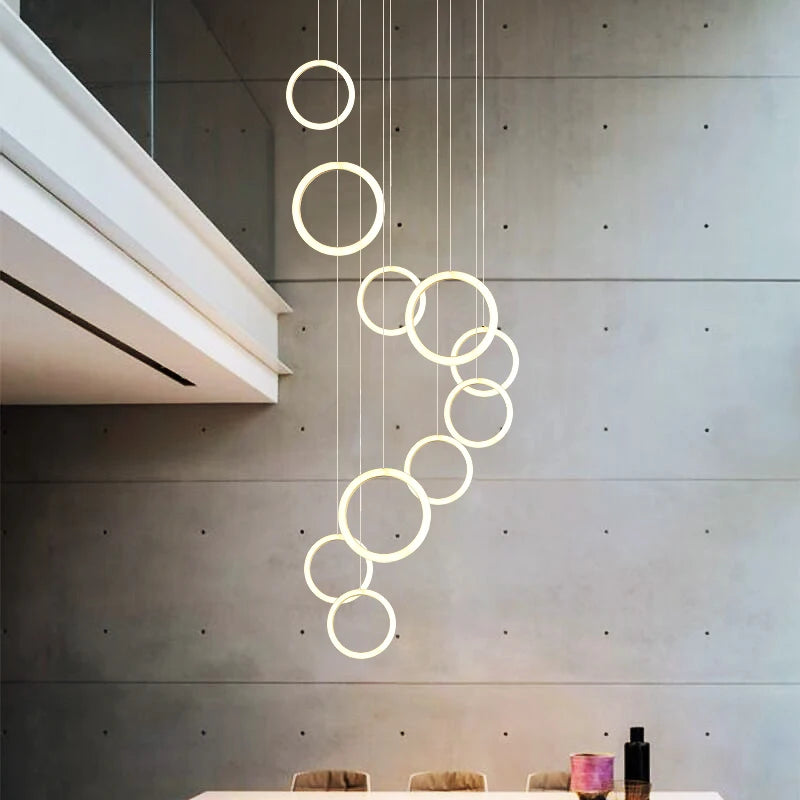 lustre moderne minimaliste pour loft appartement duplex villa