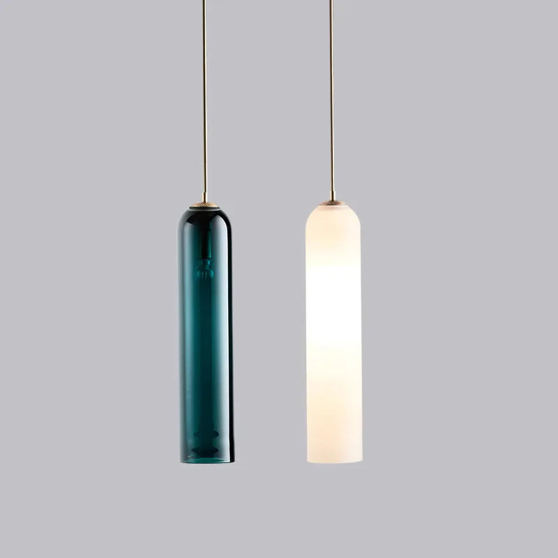 Moderne LED verre nordique suspension lumière Suspension lustres créatifs salon chevet chambre intérieur suspendus luminaires - vue 4 sur 12