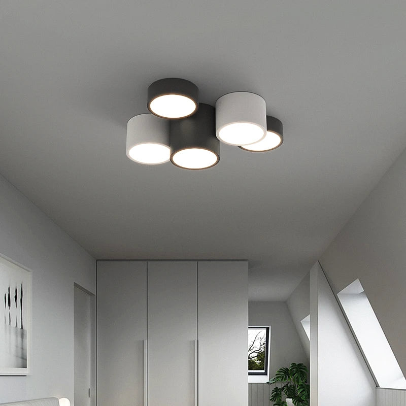 Nordique Mingzhuang Downlight LED plafonnier ménage chambre lumière circulaire Simple moderne porche couloir lumière - vue 4 sur 10