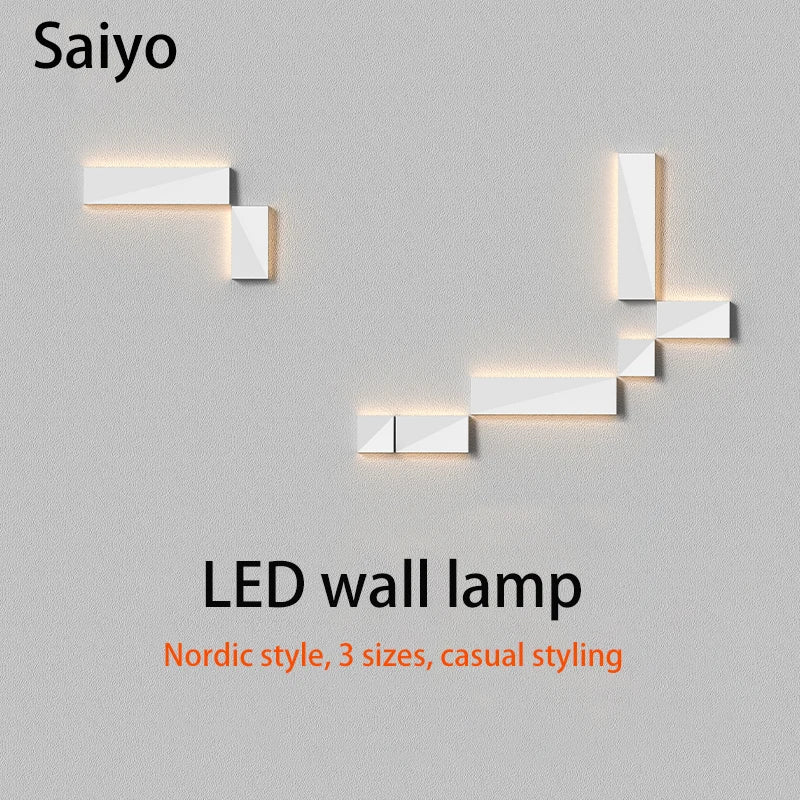 lampes led murales nordiques pour décoration intérieure - vue 2 sur 11
