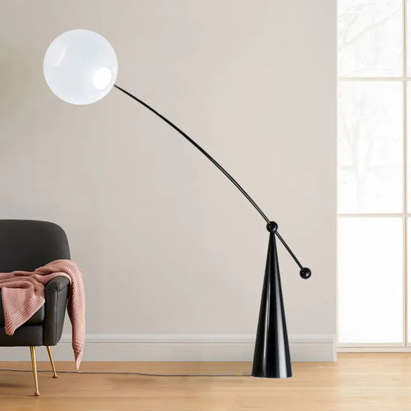 lampadaire moderne nordique art déco led réglable çà distance - vue 6 sur 8