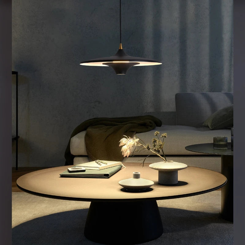 suspension led moderne minimaliste ufo nordique