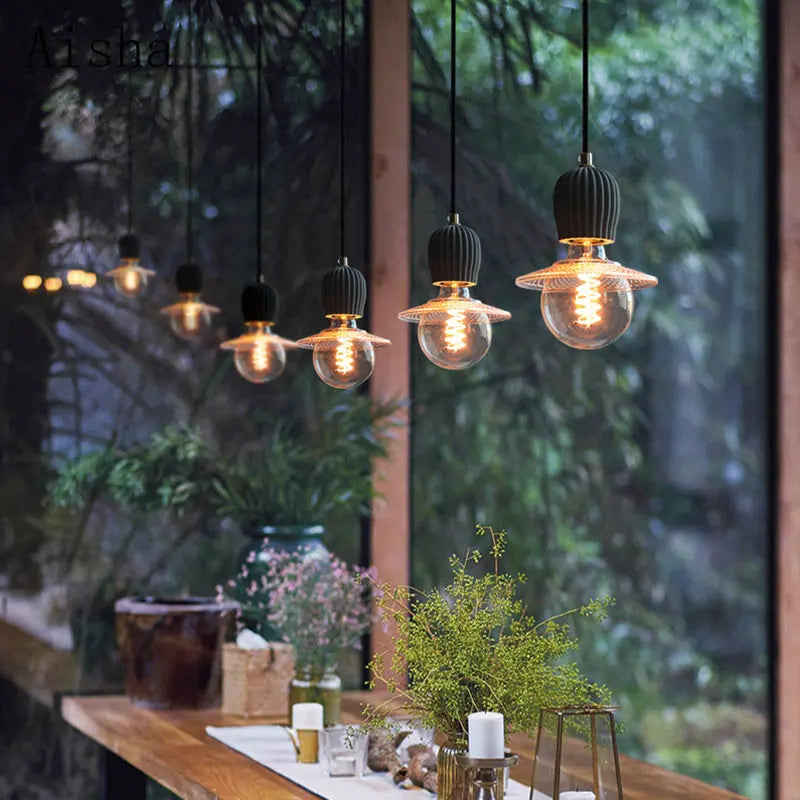 suspension industrielle nordique pour décoration intérieure moderne - vue 3 sur 13