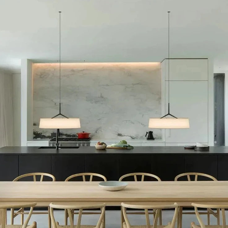 Lampadaire minimaliste de styliste italien