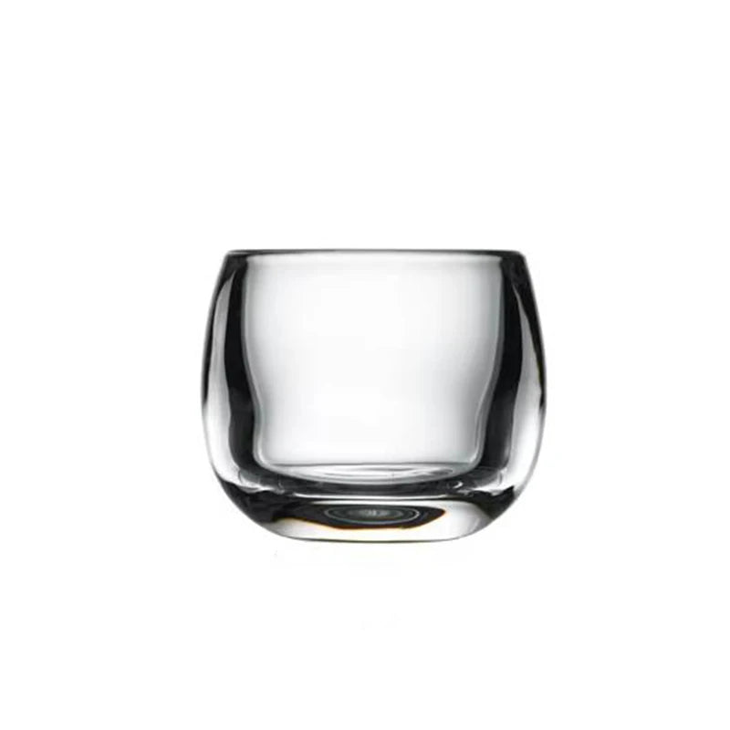 Ensemble tasses a the verre cristal epais 80ml