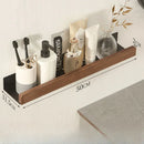 étagère murale en bois massif pour rangement pratique sans perforation