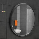 miroir mural circulaire en métal style moderne minimaliste