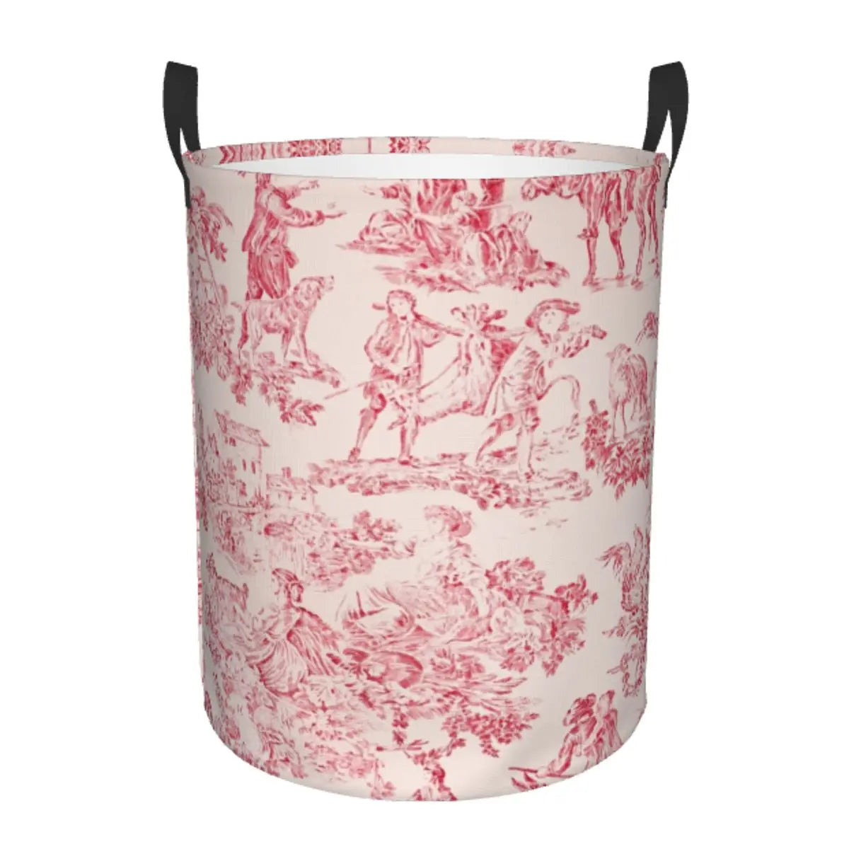 panier à linge pliable personnalisé classique en toile de jouy pour jouets - vue 15 sur 29