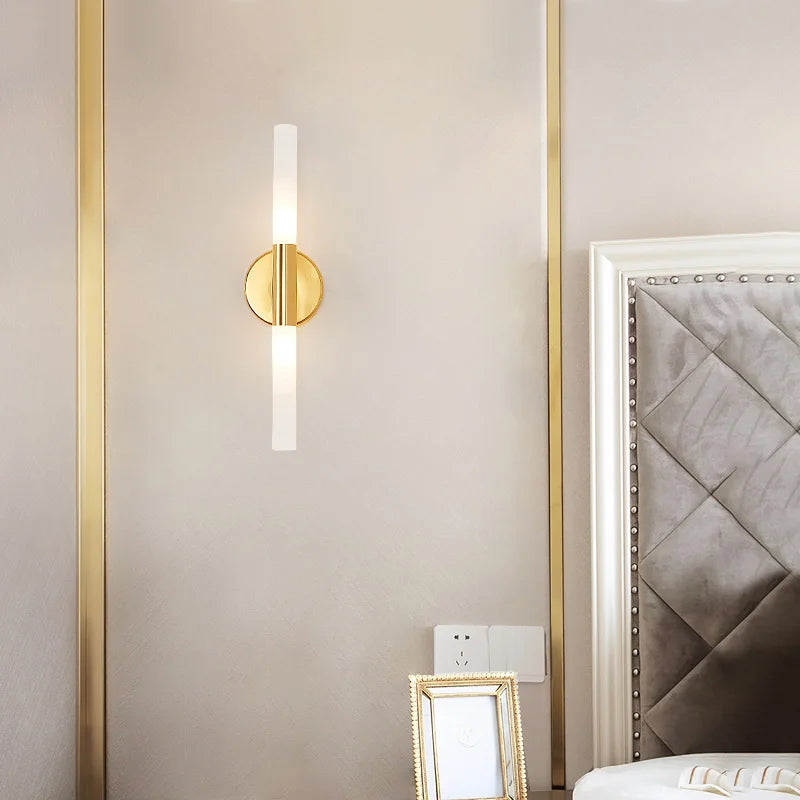 Applique murale fer acrylique led miroir - vue 3 sur 8