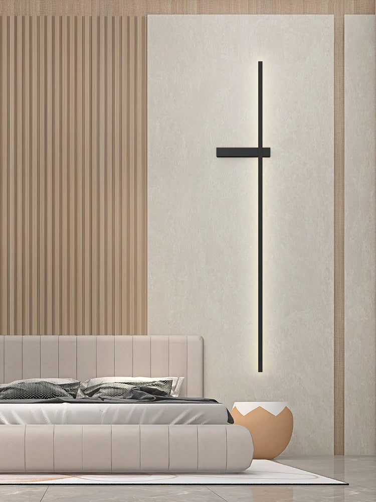 applique murale minimaliste moderne pour ligne de fond télévision