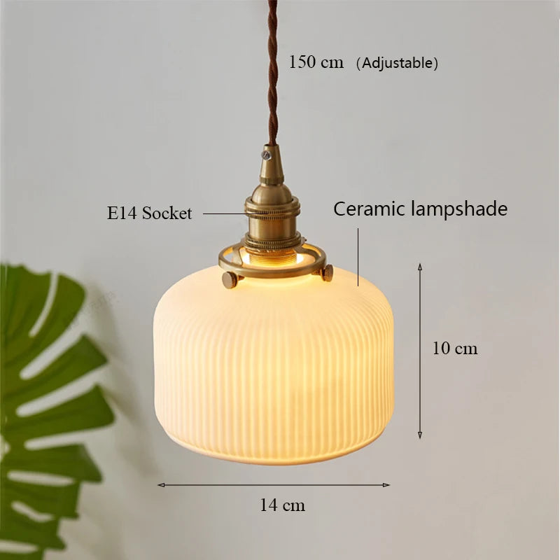 Lustre led japonais nordique luxe - vue 6 sur 10