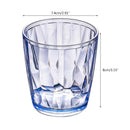 Verres acrylique incassables 210ml reutilisables style bar