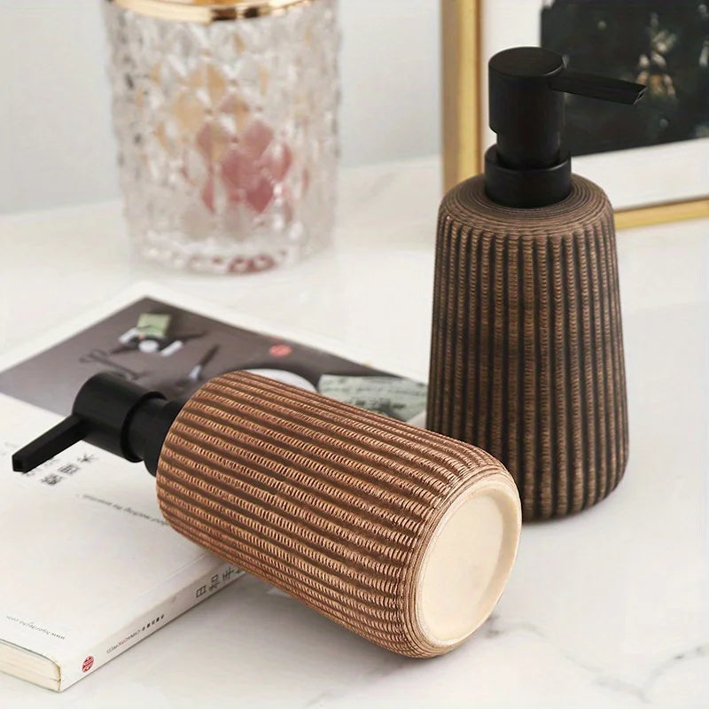 distributeur de lotion en céramique pour salle de bain et cuisine - vue 6 sur 10