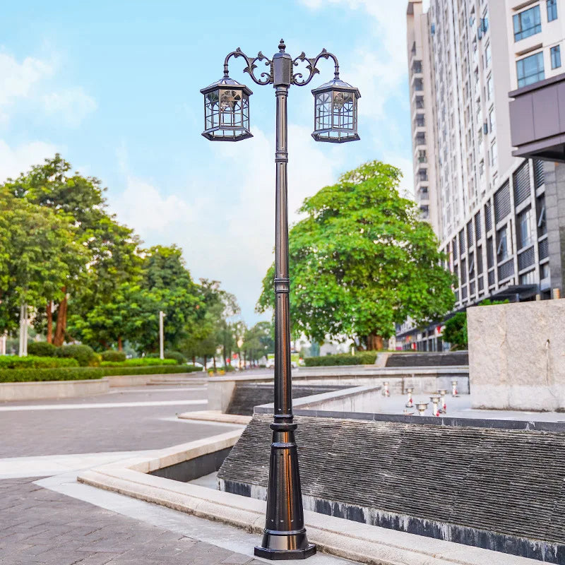 Lampadaire solaire de Style européen - vue 4 sur 10