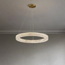 suspension circulaire en marbre pour décoration intérieure