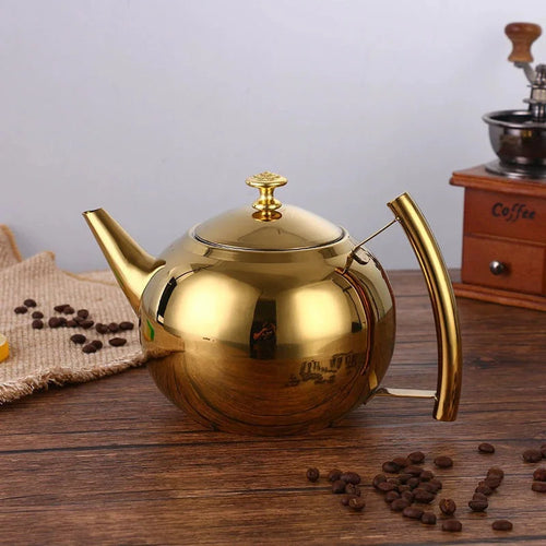 Théiere inox avec filtre infuseur 1 a 2l
