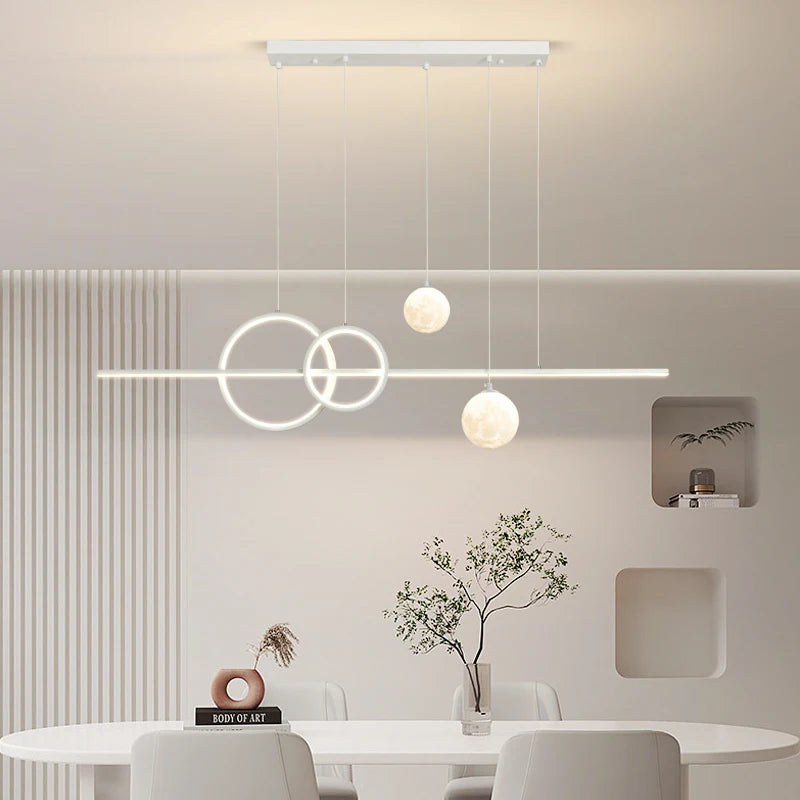 lustre led qiyimei pour décoration intérieure cuisine salon