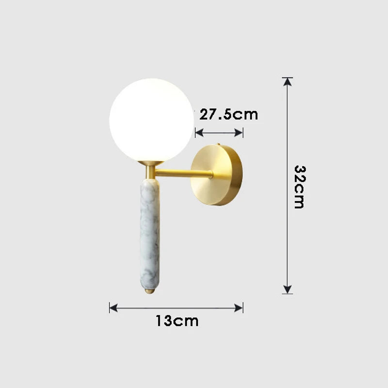 Lampe de chevet en marbre vert italien - vue 6 sur 9