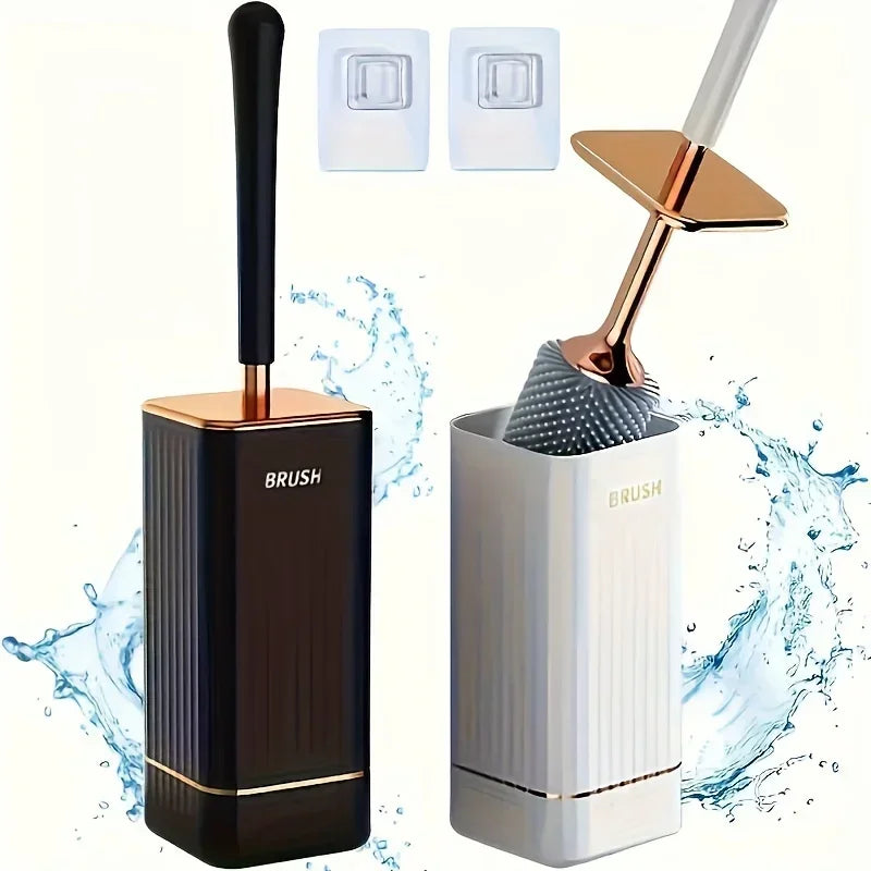 Brosse de nettoyage 360 degrés en silicone sans impasses