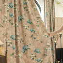 Rideau occultant motif floral style moderne chambre salon