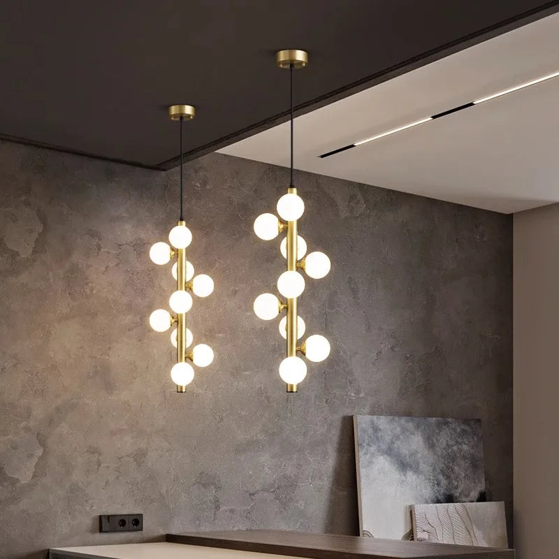 G9 Nordic Modern Led Dining Room Chandelier, Living Room, Kitchen Table, Bedroom, Office Home Decoration Lighting Chandelier - vue 5 sur 12