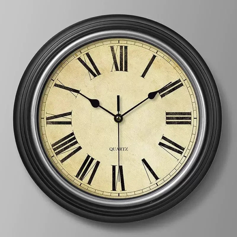 horloge murale rétro nordique silencieuse pour intérieur élégant - vue 14 sur 15