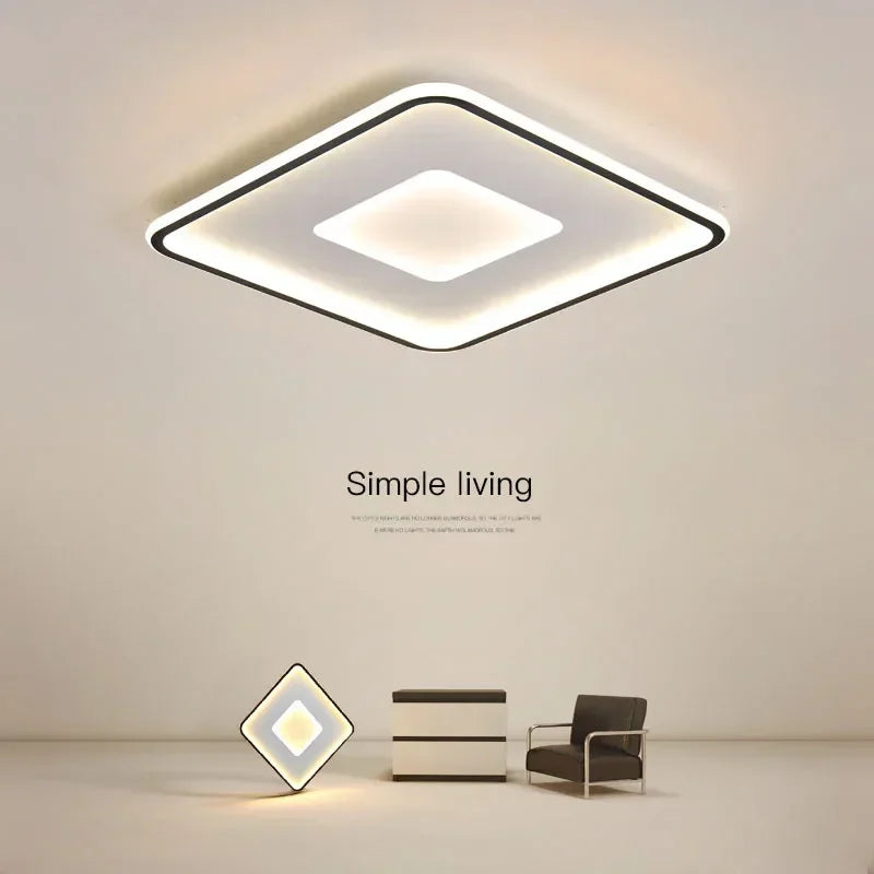 lustre moderne à leds pour décoration intérieure élégante - vue 4 sur 20