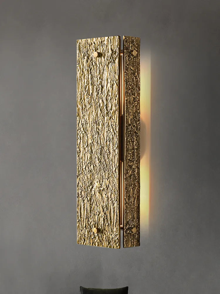 Moderne Vouvray carré RH cuivre applique salon fond mur villa entrée chambre lampe de chevet haut de gamme art applique - vue 2 sur 9