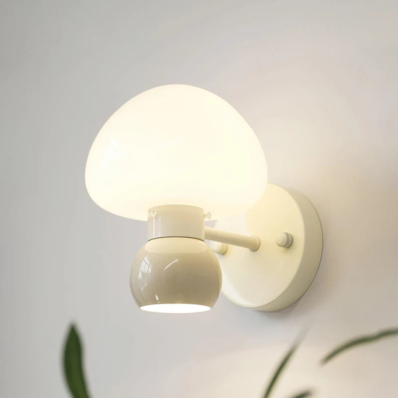 applique murale décorative en forme de champignon pour chevet - vue 4 sur 6