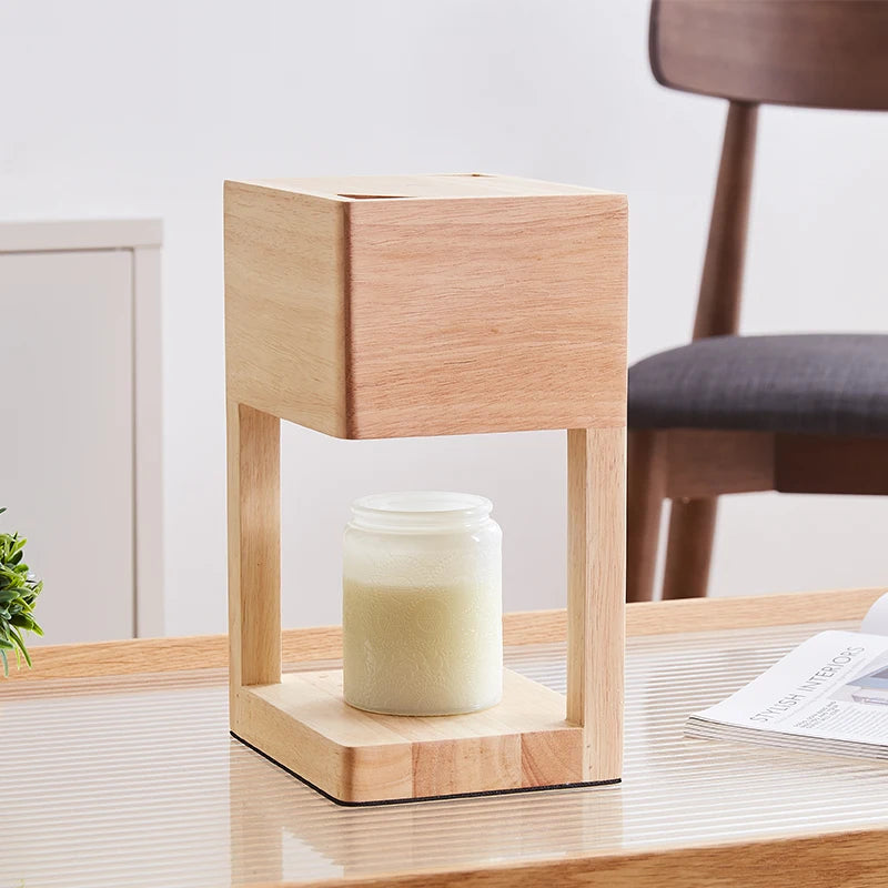 Chauffe-bougie électrique table fusion artisanat interrupteur minuterie - vue 4 sur 8