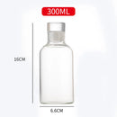 Bouteille verre étanche réutilisable pour boissons et sauces