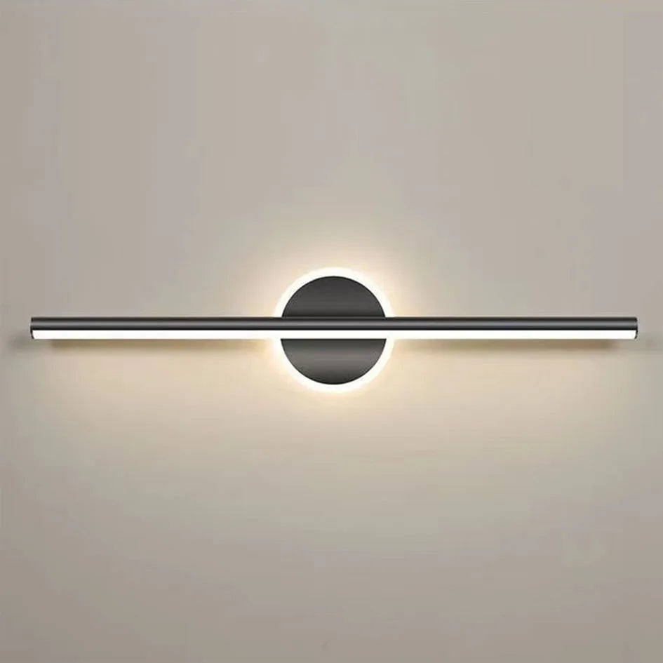 Applique murale LED suspendue au design doré