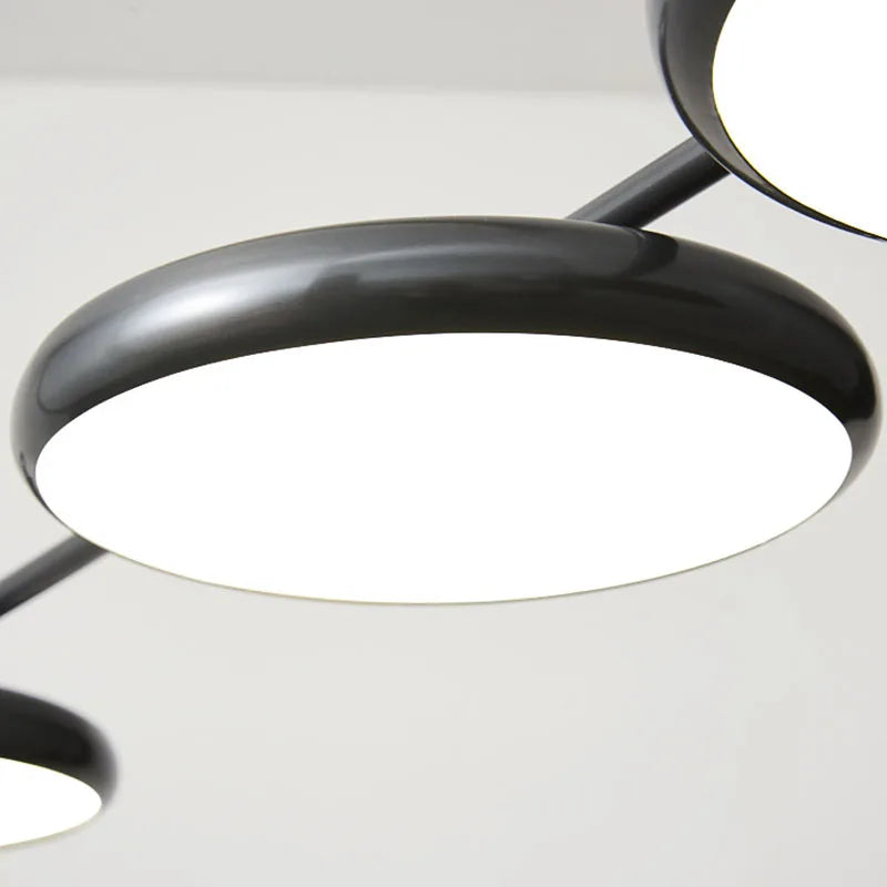 lustre moderne hauteur réglable luminaires suspendus - vue 6 sur 10