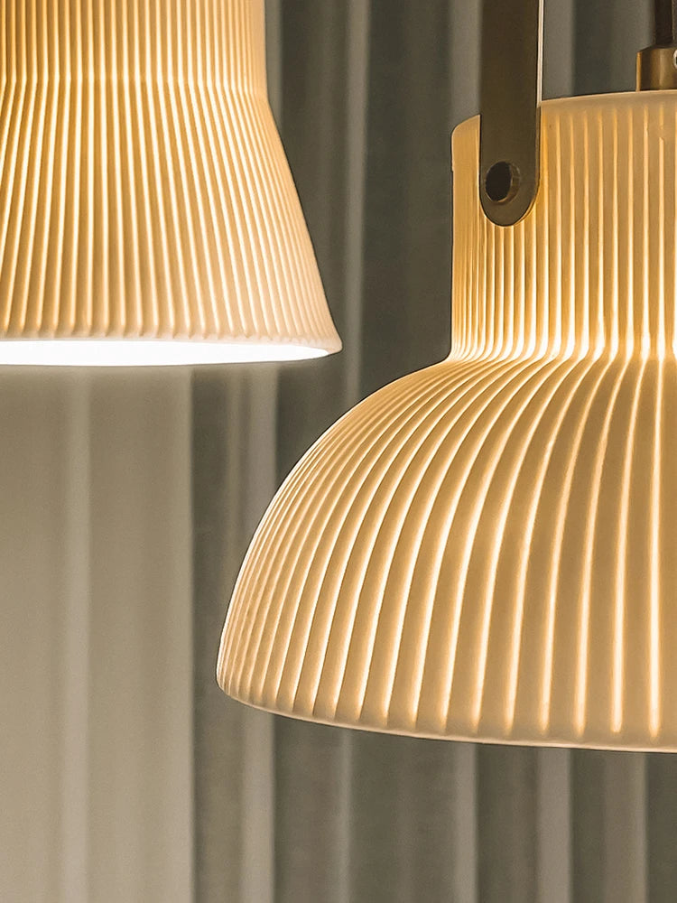 lampe en céramique style japonais pour restaurant et bar