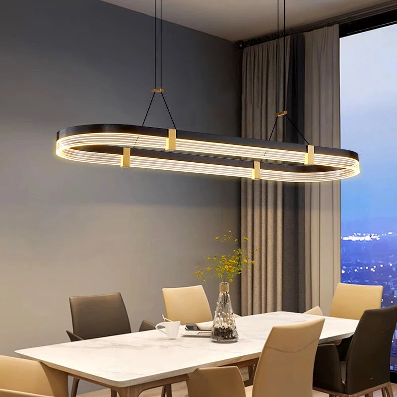 lustre moderne led pour éclairage intérieur suspension plafonnier