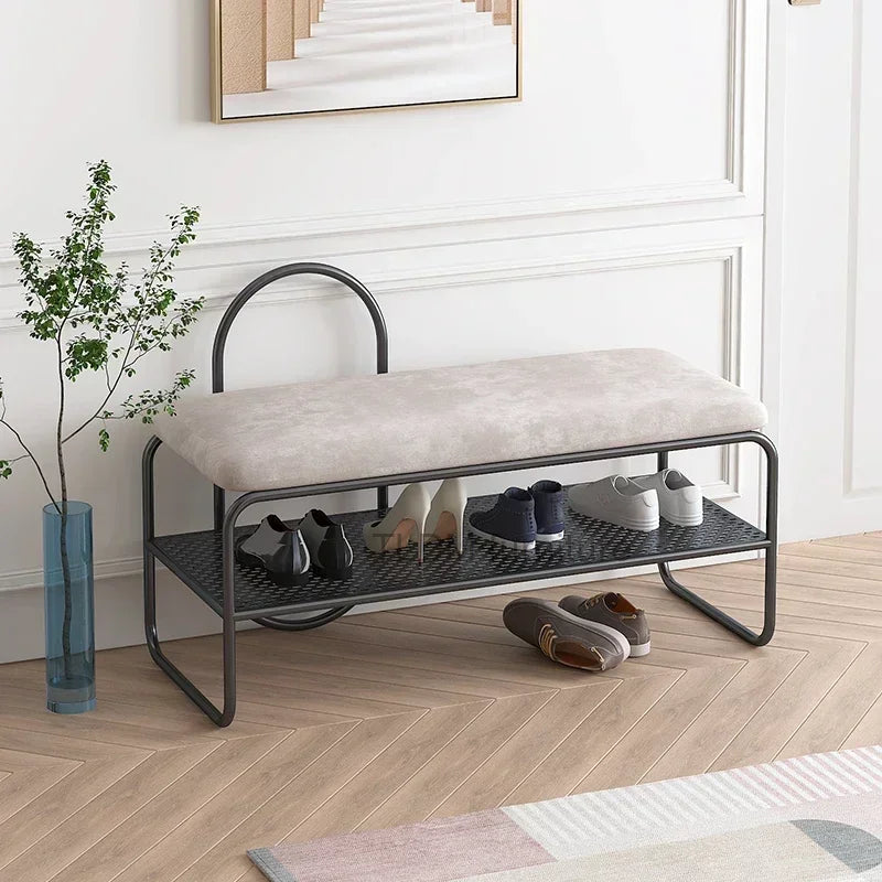 banc de rangement minimaliste pour chaussures et rangement - vue 5 sur 10