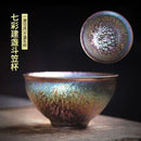 Théière jianzhan tianmu en porcelaine émaillée artisanale