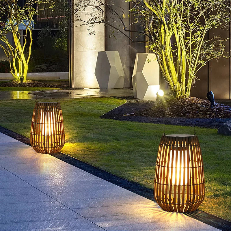 lampadaire solaire décoratif pour jardin et extérieur - vue 2 sur 13