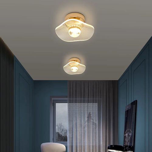 plafonnier led moderne nordique pour intérieur et balcon