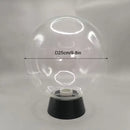 lampadaire extérieur globe noir pour éclairage de jardin et terrasse