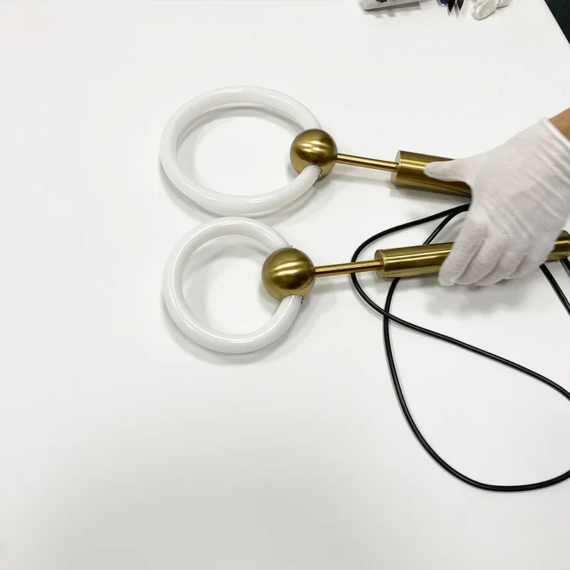 lustres led modernes luxueux lampes suspendues décoration - vue 5 sur 16