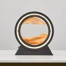 lampe de table créative avec sable mouvant 3D décoratif