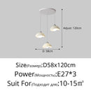 lustre led simple pour décoration intérieure nordique élégante