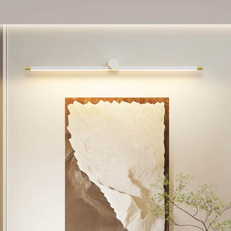 miroir moderne avec lumières led pour maquillage et décoration intérieure