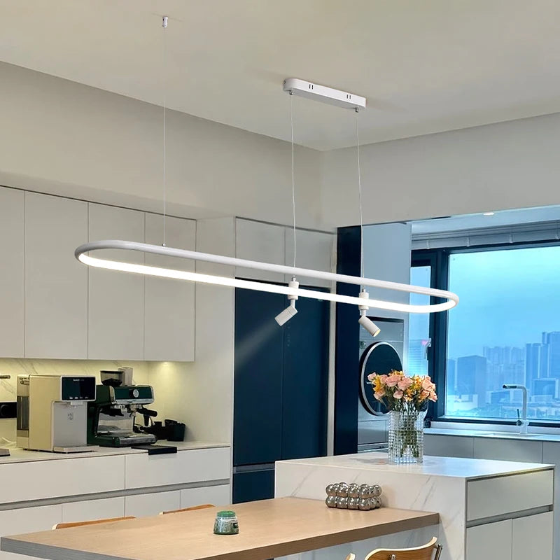 lustre nordique moderne pour décoration de table à manger - vue 5 sur 12