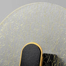 Applique murale nordique de luxe ronde carrée blanche intérieure